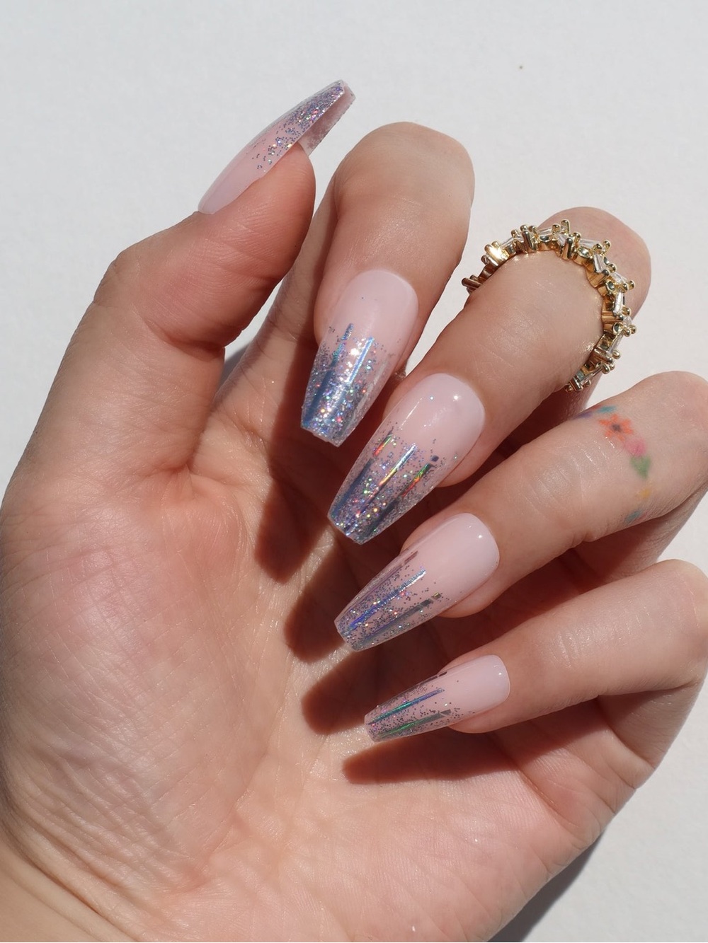 NWOT Nail Reformation Long Coffin Press On Nails in Wildest Dream